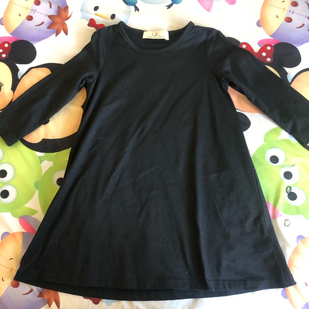 Little girls black dress
